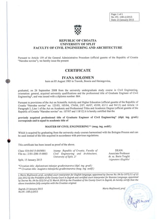 dipl.,str.,potv. na engleskom