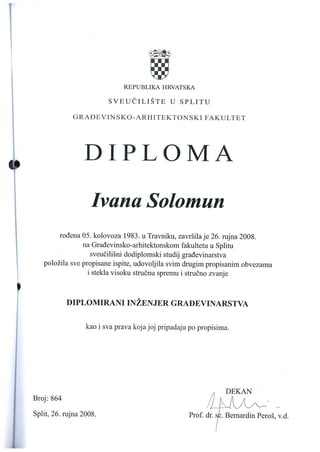 dipl.,str.,potv. na engleskom