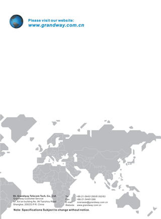 Grandway Catalog -  Oct. 2015