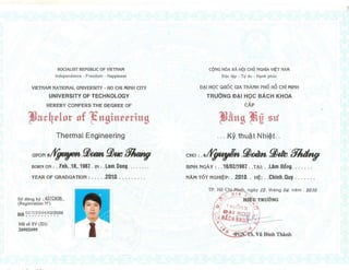 Bachelor Certification