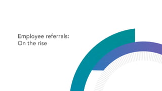 Employee referrals:
On the rise
 