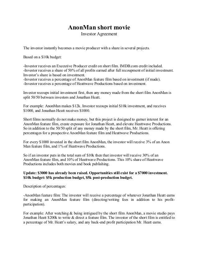 investment agreement investment management agreement form small business investment agreement