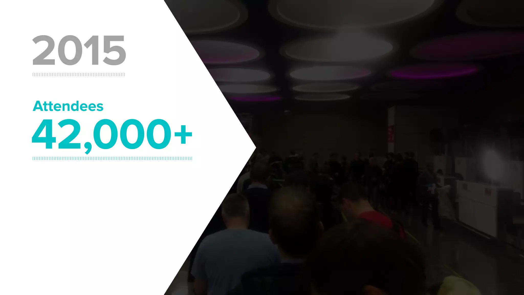 Attendees
42,000+
2015