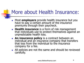 Importance of health insurance | PPT