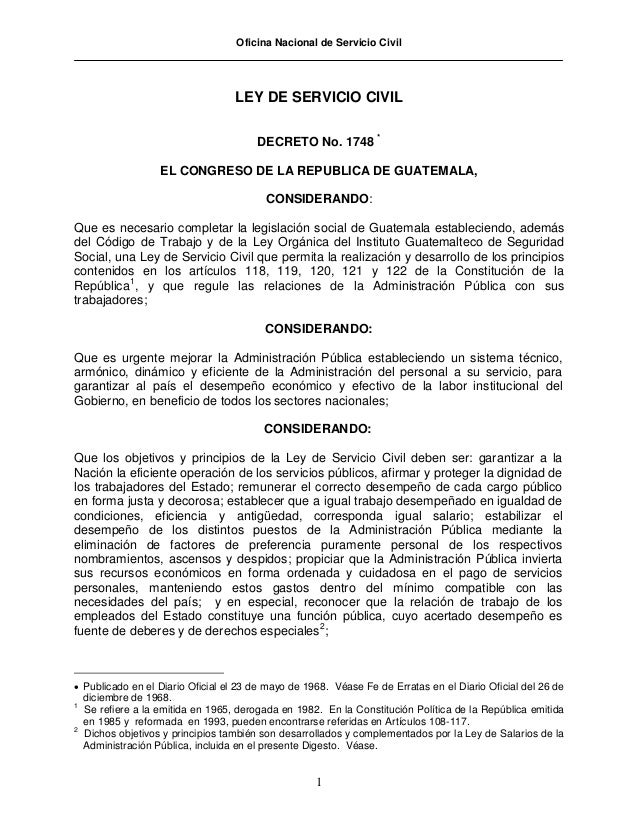 oficina nacional de servicio civil guatemala 35 ley de servicio civil oficina nacional de servicio civil guatemala 35 ley de servicio civil