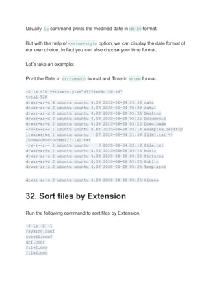 35 ls Command Examples in Linux (The Complete Guide).pdf