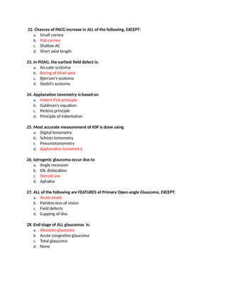 35 Multiple Choice Questions (MCQS) - Glaucoma.docx