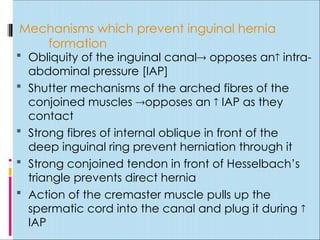 Triangular Protrusion Mmmmmmmmmmmm35SG INGUINAL HERNIA mgt.ppt