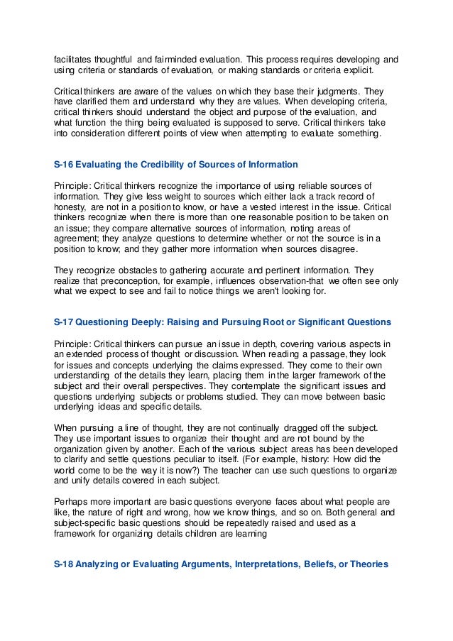 7 critical thinking skills image