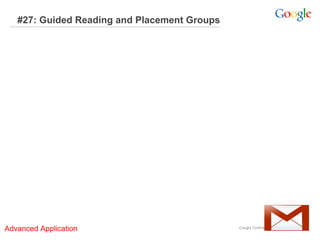 #27: Guided Reading and Placement Groups Intermediate Application      Advanced Application     
