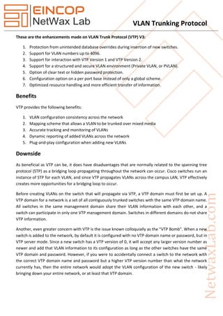 VLAN Trunking Protocol | PDF