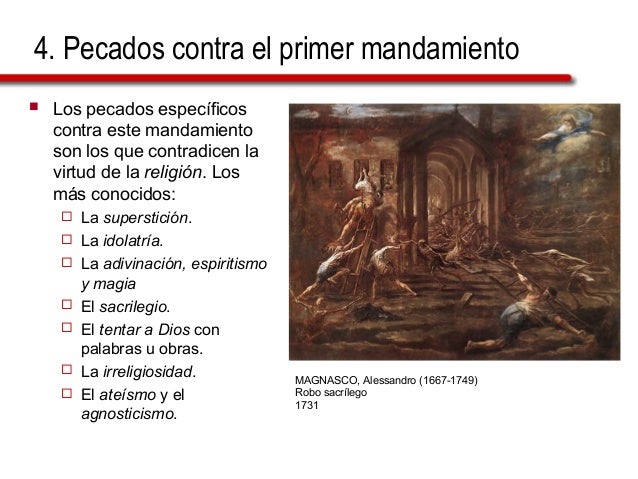 El primer mandamiento El primer mandamiento