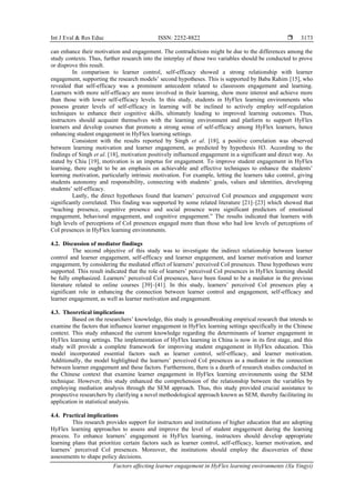 Factors affecting learner engagement in HyFlex learning environments | PDF