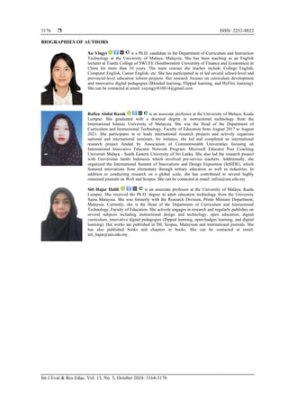 Factors affecting learner engagement in HyFlex learning environments | PDF