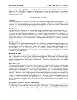 36-Amino Acid and Antioxidant Composition of Some Wild Edible Medicinal ...