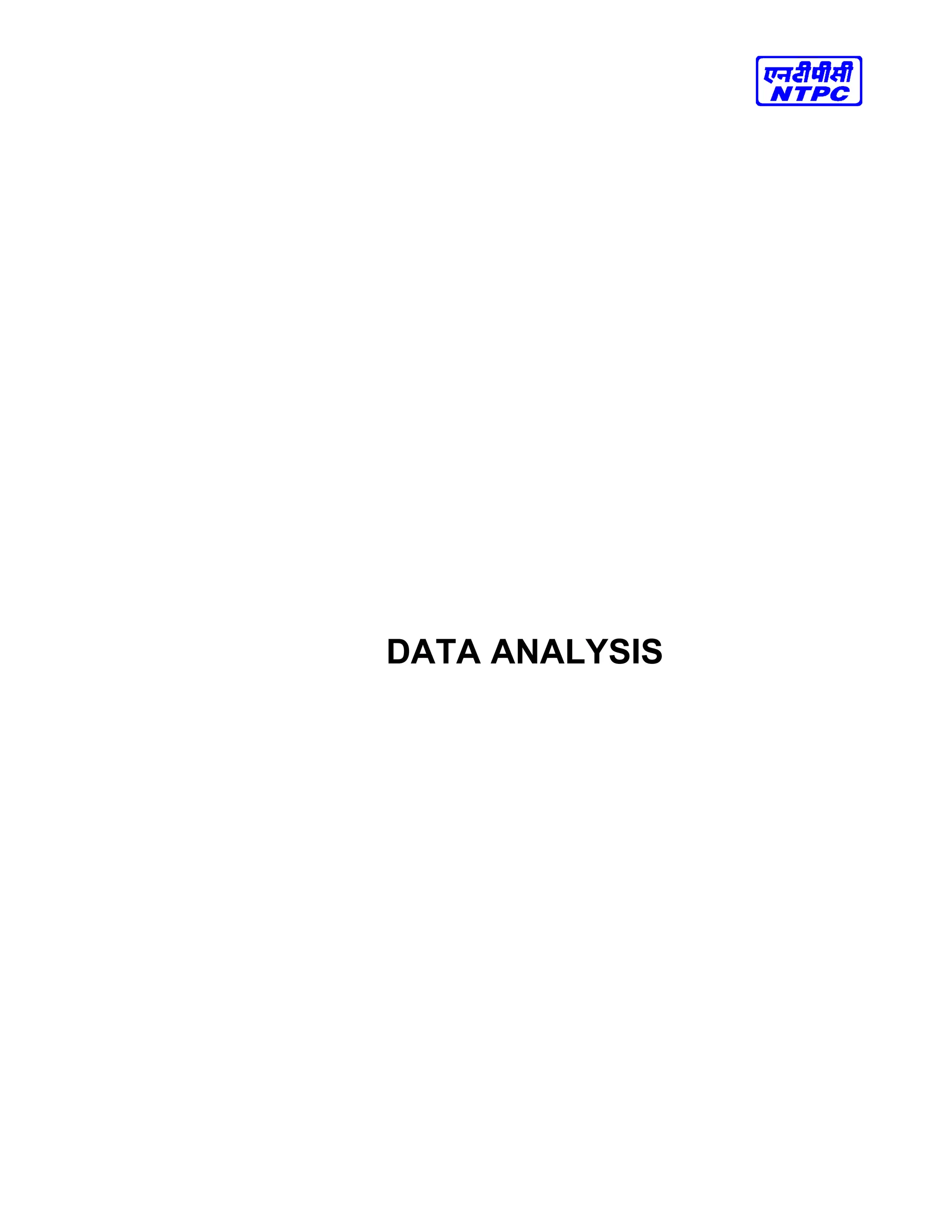 DATA ANALYSIS
 