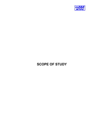 SCOPE OF STUDY
 
