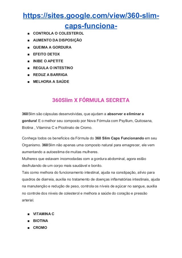360 slim caps é bom