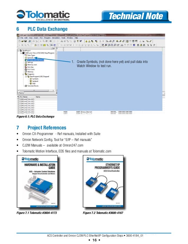 Omron ethernet ip scada system