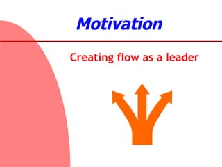 Motivation Creating flow as a leader 