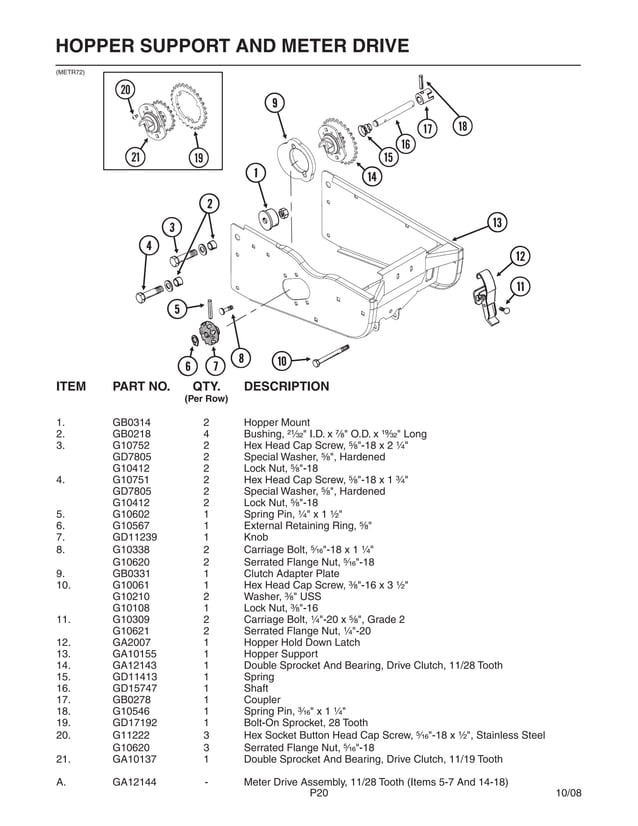 Kinze 3600 parts catalog PDF