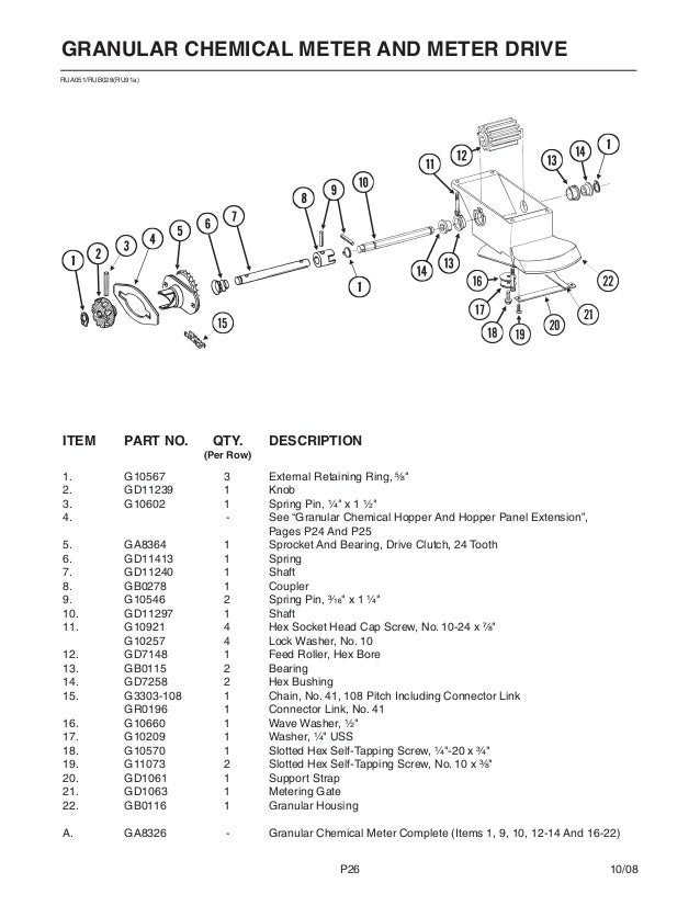 Kinze 3600 parts catalog