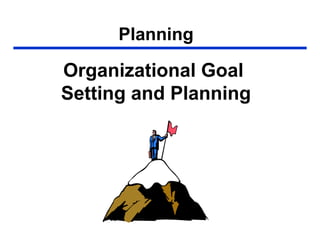 Planning Organizational Goal  Setting and Planning 