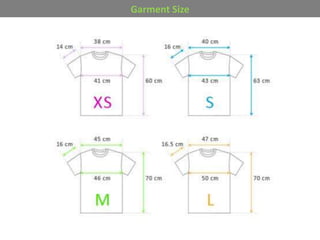 Garment Size
 