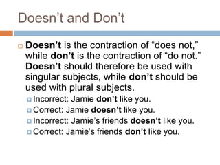 Common Grammar Mistakes explained in simple words.ppt