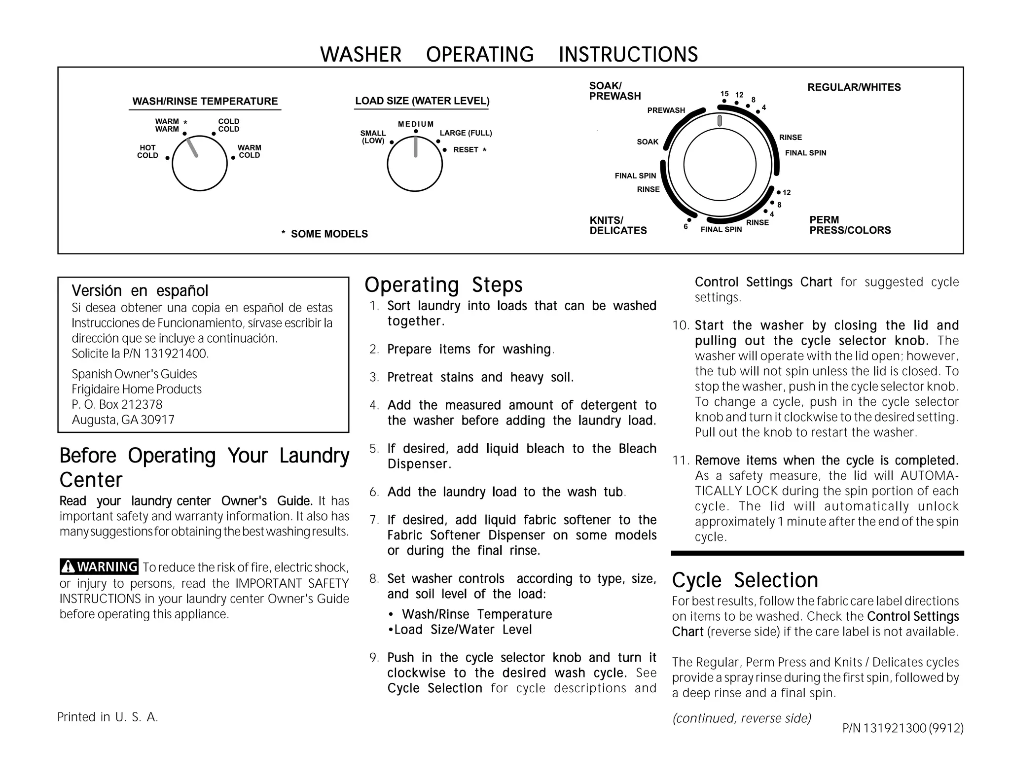 washing machine | PDF