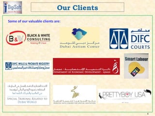 6
Some of our valuable clients are:
 