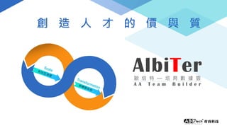 創 造 人 才 的 價 與 質
 