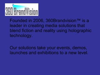 The Beacon Series You have to see it to believe it. The Beacon series brings products, people and brands into the next dimension. You have to see it to believe it.  The Beacon series brings products,  people and brands into the next dimension. You have to see it to believe it.  The Beacon series brings products,  people and brands into the next dimension. 