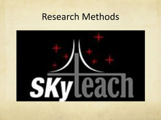 Research Methods 