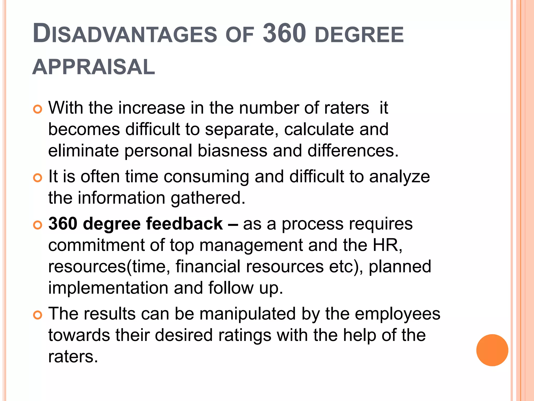 360 degree appraisal system | PPTX