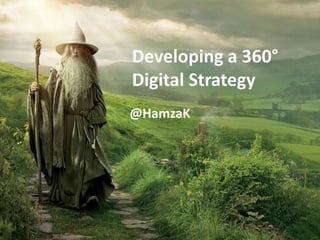 Developing a 360°
Digital Strategy
@HamzaK
 
