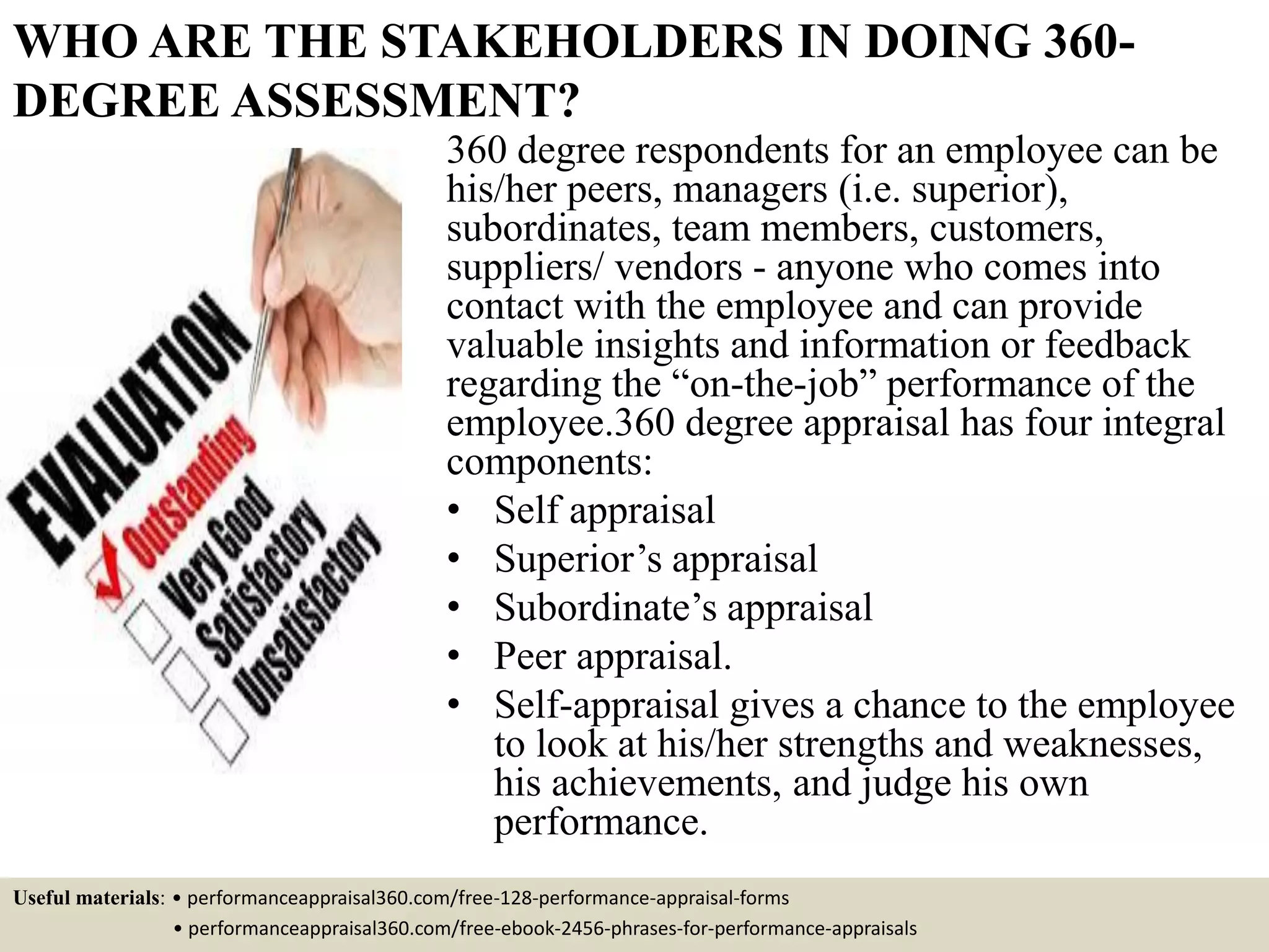 360 degree performance appraisal | PDF