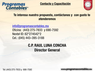 Servicio Directo a Clientes de un
Despacho Contable
Nosotros nos encargamos de implementarlo en línea y con éxito
 