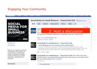 Engaging Your Community




                          2. Host a discussion
 