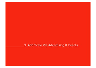 3. Add Scale Via Advertising & Events
 