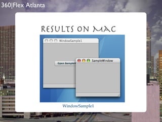 Results on Mac WindowSample1 