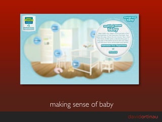 making sense of baby
 