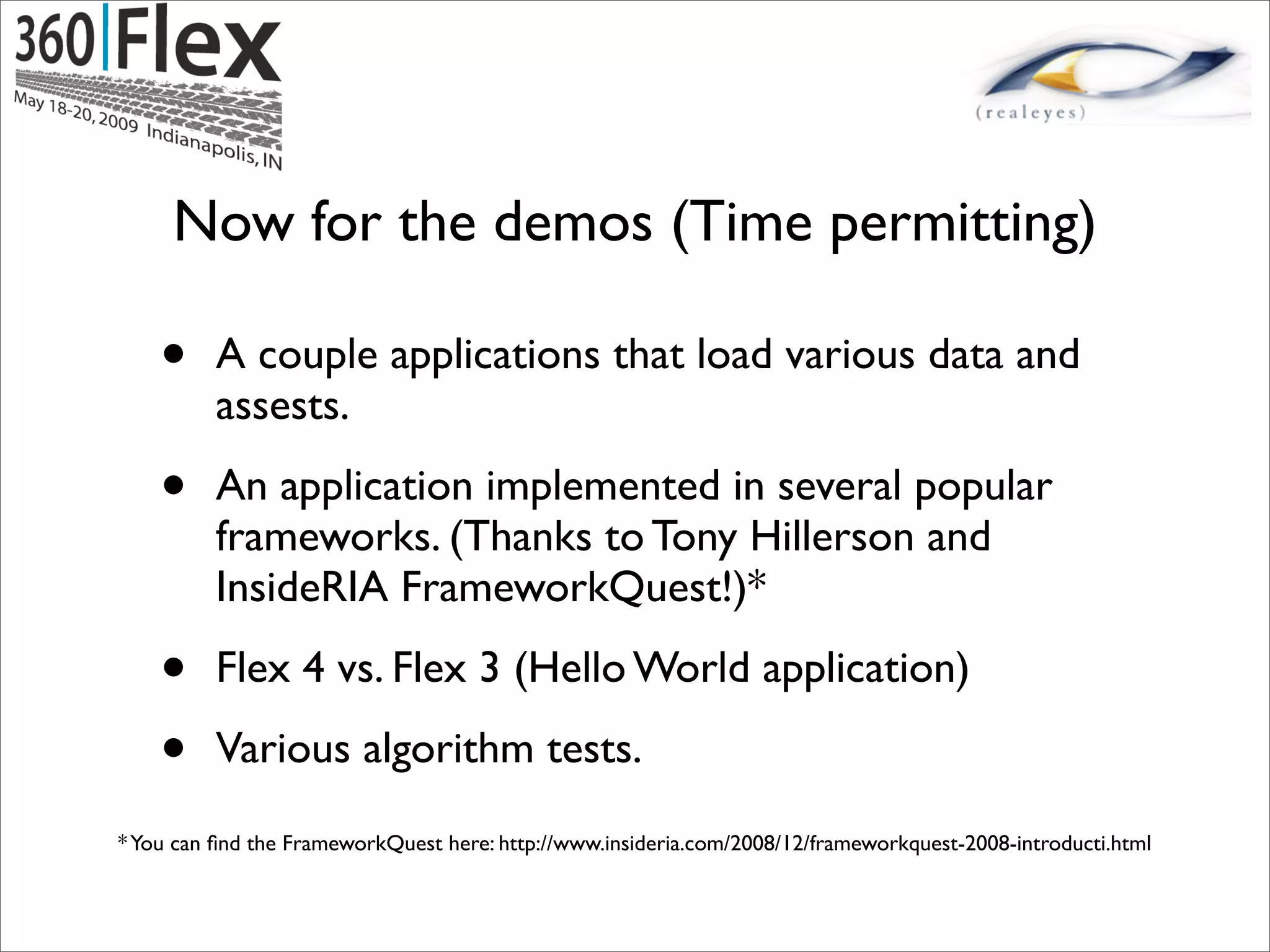 Jun Heider - Flex Application Profiling By Example