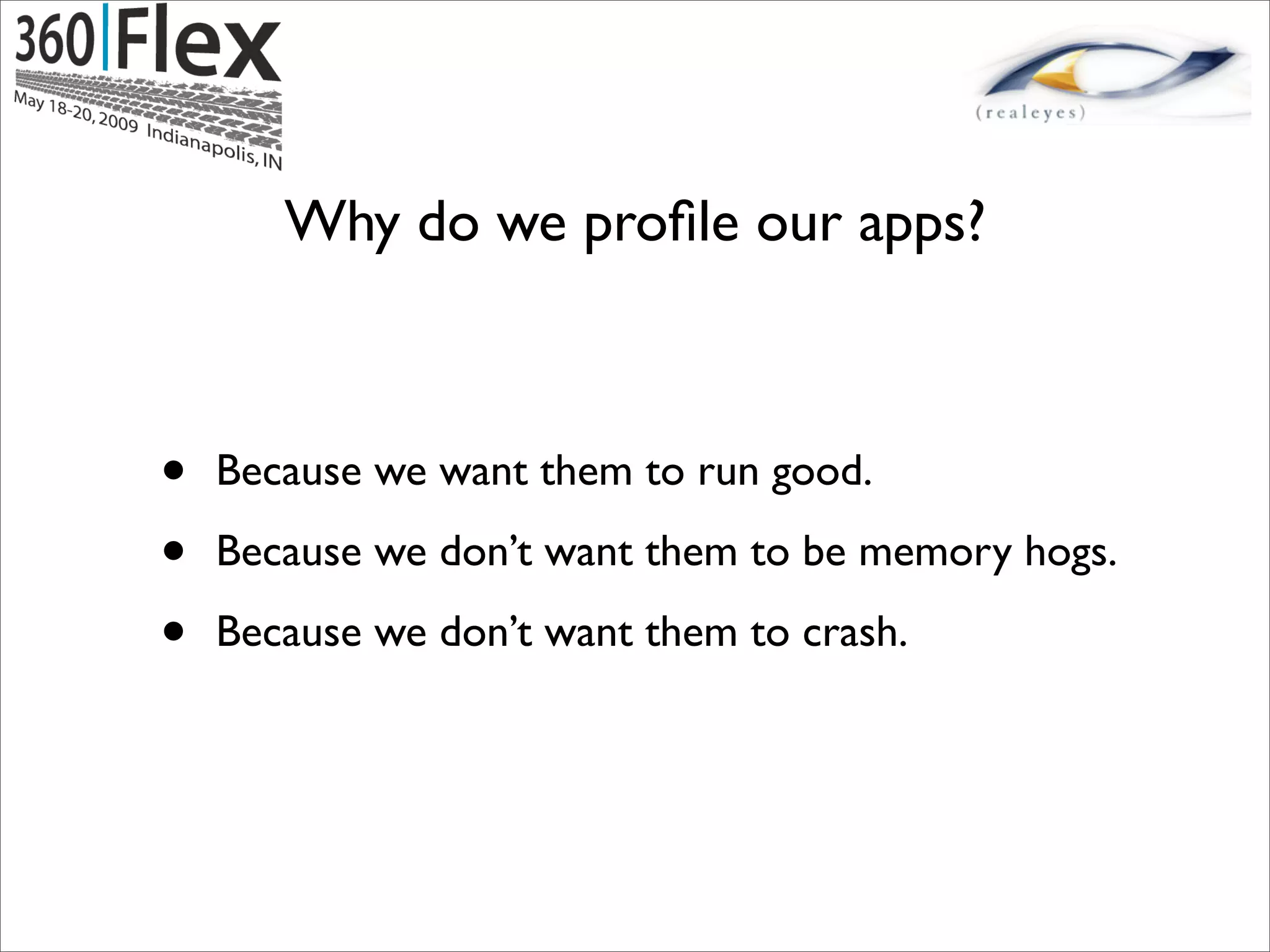 Jun Heider - Flex Application Profiling By Example