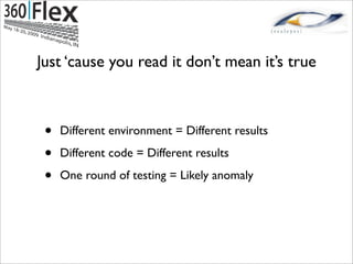 Jun Heider - Flex Application Profiling By Example