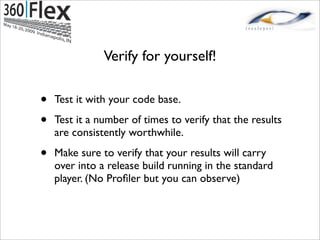 Jun Heider - Flex Application Profiling By Example