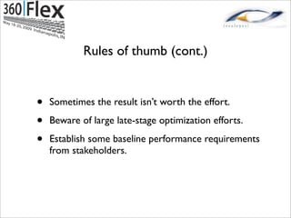 Jun Heider - Flex Application Profiling By Example