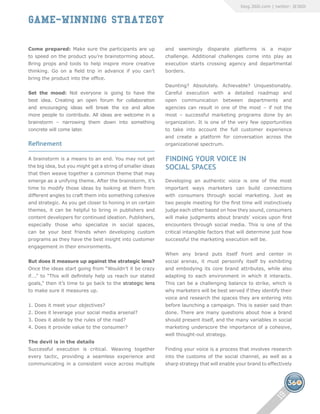 360i Social Marketing Playbook