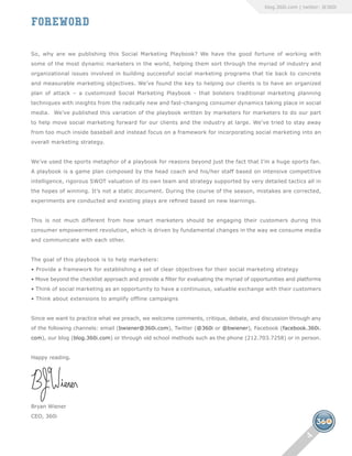 360i Social Marketing Playbook