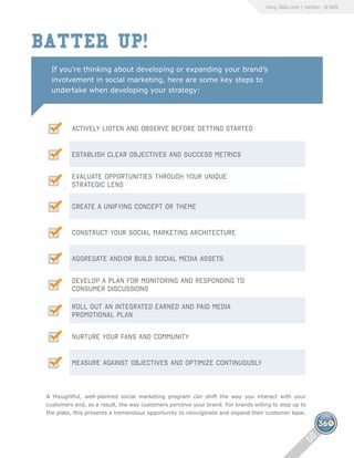 360i Social Marketing Playbook